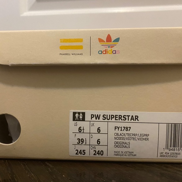 Adidas Pharrell Williams Superstar Shoes - Picture 7 of 13